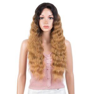 Joedir 24'' Kelly Wig Long Wavy Lace Front Synthetic Ombre Heat Resistant New
